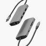 USB-хаб EnergEa AluHub HD Pro 2 8 в 1 темно-серый - фото № 4