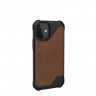 Чехол UAG Metropolis LT для iPhone 12 mini коричневая кожа (Brown) - фото № 3