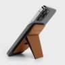 Чехол-подставка и бумажник Uniq Lyft MagSafe для iPhone коричневый - фото № 2