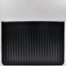 Чехол DOST Leather Co. для MacBook Pro 14" (2021) / MacBook Air 13" (2022) черный (плетеная кожа) - фото № 4