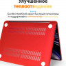 Чехол пластиковый Gurdini Crystall Series для MacBook Air 15" (2023) A2941 красный - фото № 4