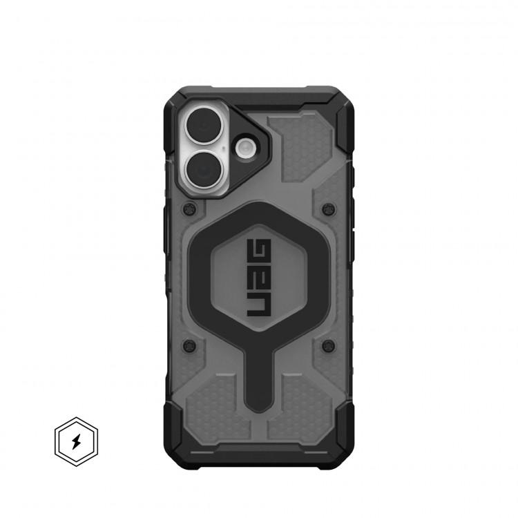 Чехол UAG Pathfinder для iPhone 17 тонированный/черный (Ash/Black)