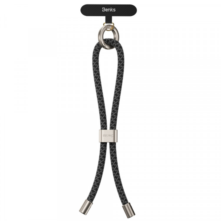 Ремешок для телефона Benks ArmorGrid Phone Adjustable Short Strap - Black