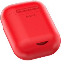 Чехол с беспроводной зарядкой Baseus Wireless Charging Case для AirPods красный