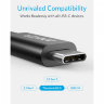 Кабель Anker USB-C to USB-C Thunderbolt 3.0 Cable (0,5 метров) чёрный - фото № 3