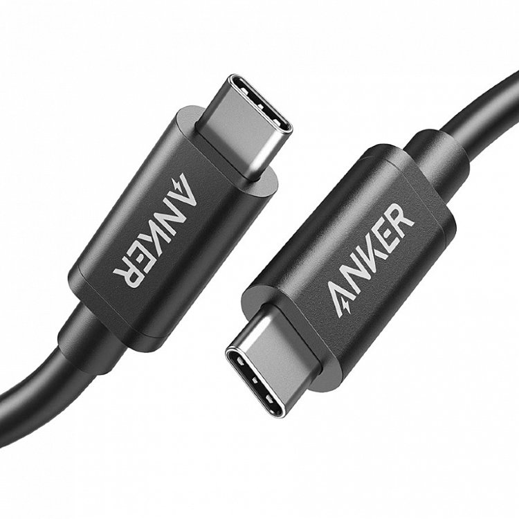 Кабель Anker USB-C to USB-C Thunderbolt 3.0 Cable (0,5 метров) чёрный