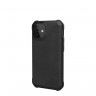 Чехол UAG Metropolis LT для iPhone 12 mini чёрная кожа (Black) - фото № 2