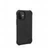 Чехол UAG Metropolis LT для iPhone 12 mini чёрная кожа (Black) - фото № 3