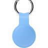 Силиконовый брелок-подвеска с кольцом для ключей iNeez для AirTag cветло-голубой - фото № 2