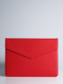 Чехол DOST Leather Co. для MacBook Pro 14" (2021) / MacBook Air 13" (2022) красный