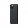 Чехол PITAKA MagEZ Case 4 для iPhone 15 черно-серый узкое плетение 600D Twill (KI1501A) - фото № 2