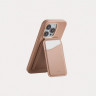 Подставка-кошелек с зеркальцем Uniq Coehl Esme MagSafe светло-коричневый - фото № 3