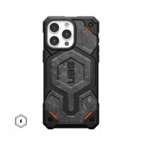 Чехол UAG Monarch Pro с MagSafe для iPhone 15 Pro Max кованый карбон (Forged Carbon)