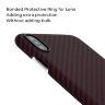 Чехол PITAKA MagEZ Case для iPhone Xs Max бордовый карбон Twill (KI9003XM) - фото № 6