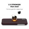 Чехол PITAKA MagEZ Case для iPhone Xs Max бордовый карбон Twill (KI9003XM) - фото № 7