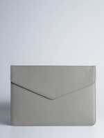 Чехол DOST Leather Co. для MacBook Pro 14" (2021) / MacBook Air 13" (2022) серый