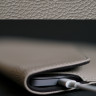 Чехол DOST Leather Co. для MacBook Pro 14" (2021) / MacBook Air 13" (2022) серый - фото № 3