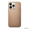 Кожаный чехол Nomad Modern Leather Case MagSafe для iPhone 13 Pro бежевый (Natural) - фото № 3