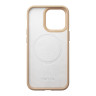 Кожаный чехол Nomad Modern Leather Case MagSafe для iPhone 13 Pro бежевый (Natural) - фото № 6