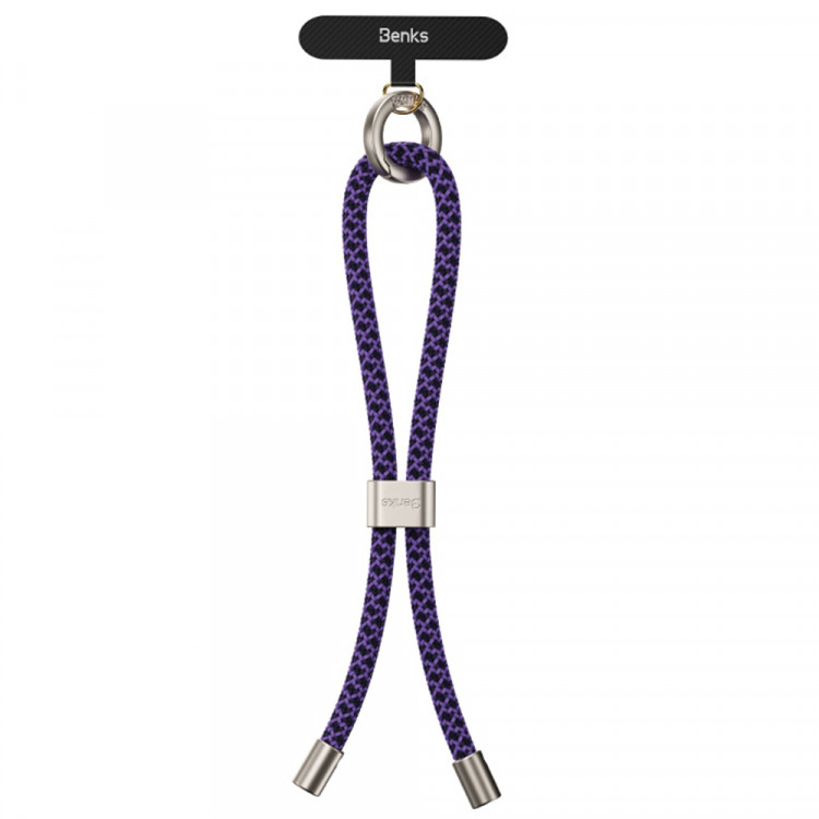 Ремешок для телефона Benks ArmorGrid Phone Adjustable Short Strap - Peri Purple