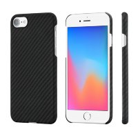 Чехол PITAKA MagEZ Case для iPhone 7/8/SE 2 чёрный карбон Twill (KI8001)
