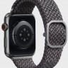 Ремешок Uniq Aspen для Apple Watch 42/44/45 мм серый - фото № 2