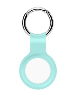 Силиконовый брелок-подвеска с кольцом для ключей iNeez для AirTag мятный