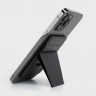 Чехол-подставка и бумажник Uniq Lyft MagSafe для iPhone черный - фото № 2
