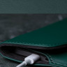 Чехол DOST Leather Co. для MacBook Pro 14" (2021) / MacBook Air 13" (2022) зеленый - фото № 3