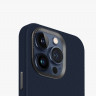 Чехол Uniq Lyden с MagSafe для iPhone 15 Pro синий (Blue) - фото № 5