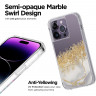 Чехол Case-Mate Karat Marble для iPhone 14 Pro прозрачный - фото № 4