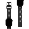 Силиконовый ремешок UAG Civilian Silicone Strap для Apple Watch 49/46/45/44 мм черный (Graphite/Black) - фото № 2