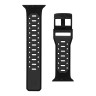 Силиконовый ремешок UAG Civilian Silicone Strap для Apple Watch 49/46/45/44 мм черный (Graphite/Black) - фото № 7