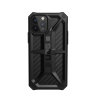 Чехол UAG Monarch Series Case для iPhone 12 Pro Max чёрный карбон (Carbon Fiber)