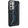 Чехол UAG Monarch Series Case для Samsung Galaxy S21 Ultra темно-синий (Mallard) - фото № 3