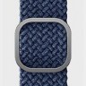 Ремешок Uniq Aspen для Apple Watch 42/44/45 мм синий - фото № 4