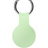 Силиконовый брелок-подвеска с кольцом для ключей iNeez для AirTag светло-зеленый - фото № 2
