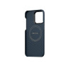 Чехол PITAKA MagEZ Case 3 для iPhone 14 Pro Max черно-синий кевлар 1500D Twill (KI1408PM) - фото № 5