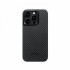 Чехол PITAKA MagEZ Case 4 для iPhone 15 Pro черно-серый 1500D Twill (KI1501P)