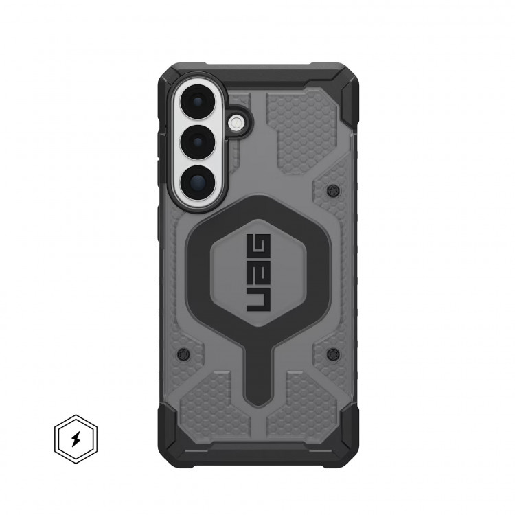 Чехол UAG Pathfinder Clear для Samsung Galaxy S26 Plus тонированный/черный (Ash/Black)