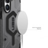 Чехол UAG Pathfinder Clear для Samsung Galaxy S26 Plus тонированный/черный (Ash/Black) - фото № 4