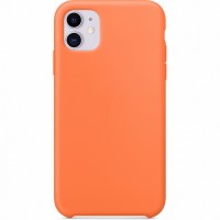 Силиконовый чехол Gurdini Silicone Case для iPhone 11 оранжевый витамин (Vitamin C)