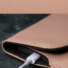 Чехол DOST Leather Co. для MacBook Pro 14" (2021) / MacBook Air 13" (2022) пудровый - фото № 3