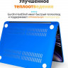 Чехол пластиковый Gurdini Crystall Series для MacBook Air 15" (2023) A2941 синий - фото № 4