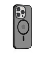 Чехол Gurdini Shockproof c MagSafe для iPhone 15 Pro Max черный