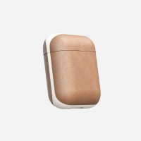Кожаный чехол Nomad Rugged Case для AirPods светло-коричневый