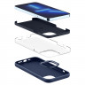 Чехол SPIGEN Silicone Fit для iPhone 13 Pro темно-синий (Navy Blue) - фото № 2