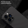 Чехол Memumi ультра тонкий 0.3 мм для iPhone 14 Pro Max черный карбон - фото № 3