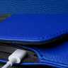 Чехол DOST Leather Co. для MacBook Pro 14" (2021) / MacBook Air 13" (2022) светло-синий - фото № 3