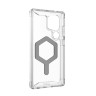Чехол UAG Plyo Pro с MagSafe для Samsung Galaxy S24 Ultra прозрачный/серебро (Ice/Silver) - фото № 6